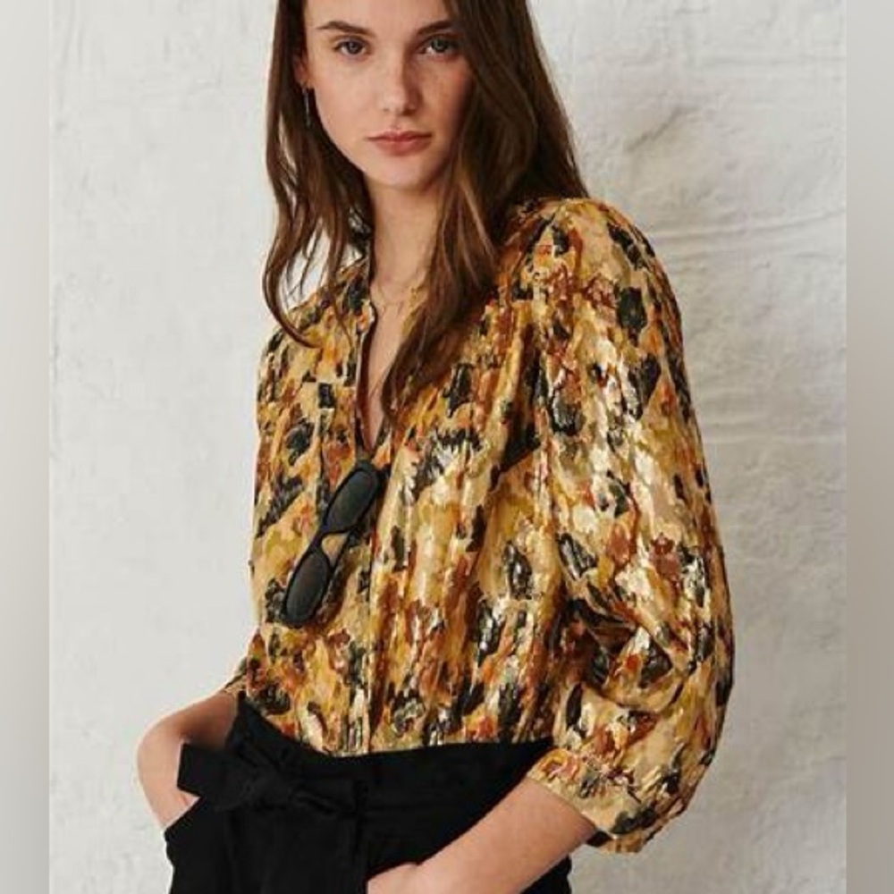 Ba&sh Gaby Blouse, 0/XS, NWT